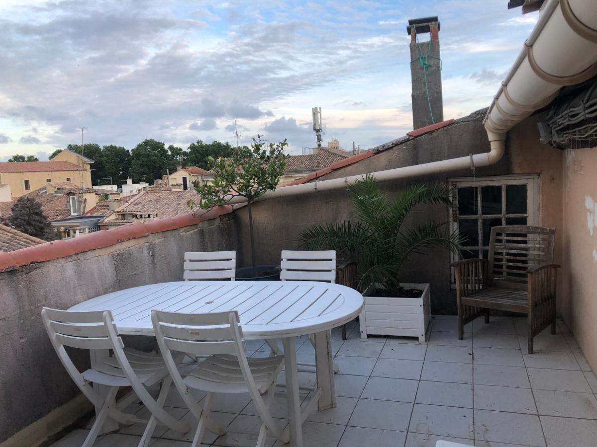 Terrasse Tropezienne Centre Nîmes Exteriör bild